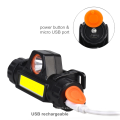 LED recargable LED de faro impermeable